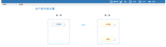 進(jìn)入海南省電子稅務(wù)局房產(chǎn)稅申報(bào)頁面