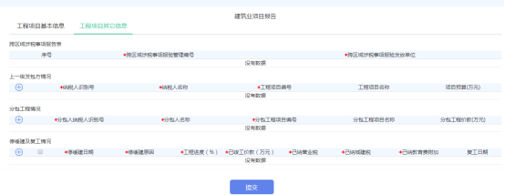 工程項目其他信息