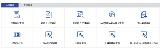 海南省電子稅務(wù)局共用查詢模塊