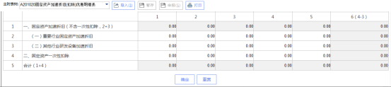 選擇需要填寫的附表