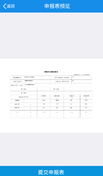 查看生成的pdf報表確認(rèn)無誤后提交申報