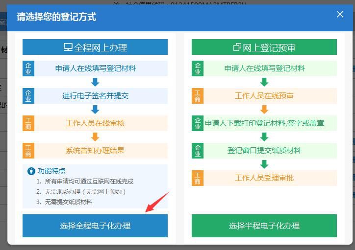 選擇全程電子化辦理