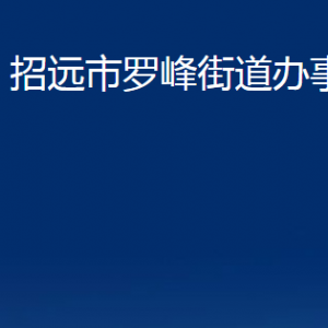 招遠市羅峰街道辦事處各部門對外聯系電話