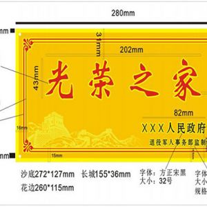 為烈屬、軍屬和 退役軍人等家庭懸掛光榮牌工作實(shí)施辦法（全文）