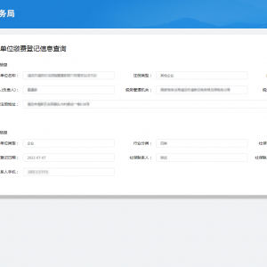 廣東省電子稅務局社保費網(wǎng)報系統(tǒng)單位繳費登記信息查詢指南