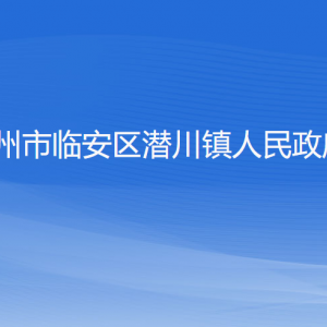 杭州市臨安區(qū)潛川鎮(zhèn)政府各部門負責人和聯(lián)系電話