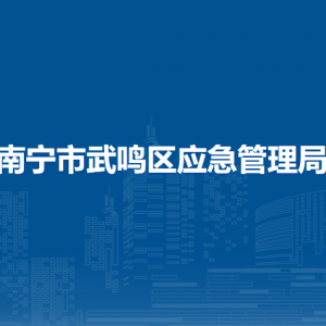 南寧市武鳴區(qū)應(yīng)急管理局各部門負責(zé)人及聯(lián)系電話