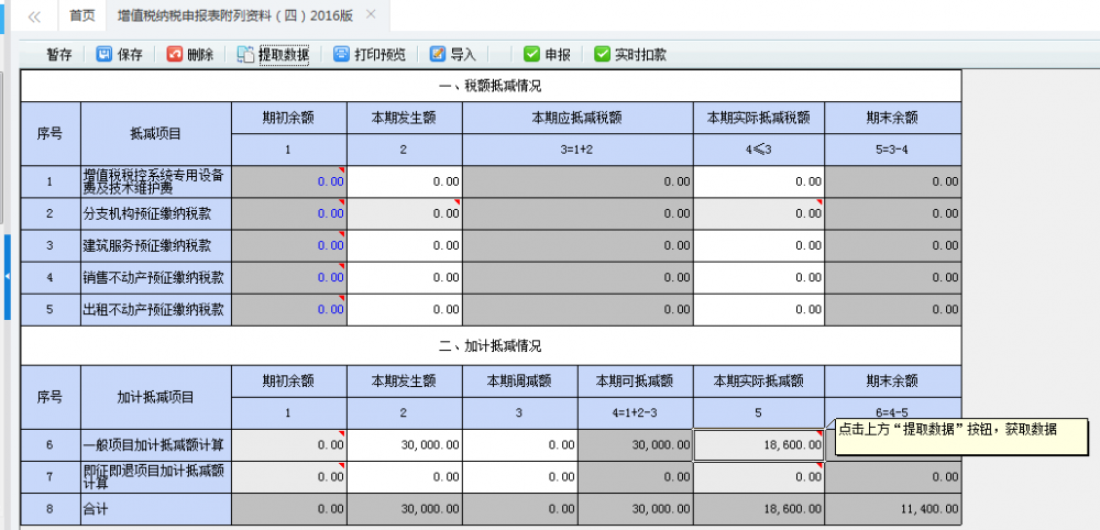 適用加計(jì)抵減政策申報(bào)表的填寫