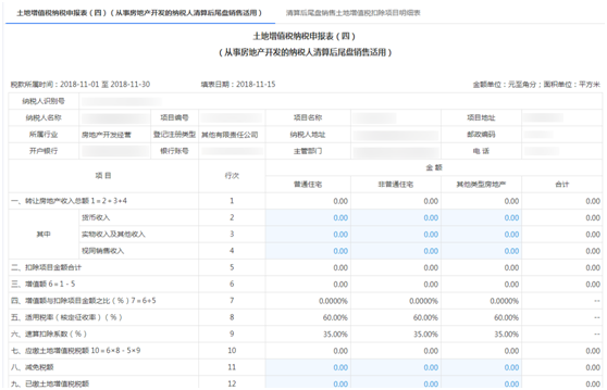 填寫(xiě)主表和附表的相關(guān)數(shù)據(jù)