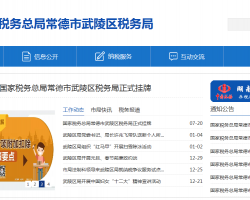 常德市武陵區(qū)稅務局"