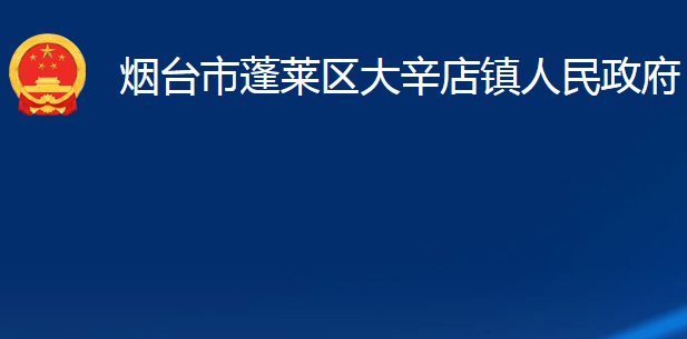 煙臺市蓬萊區(qū)大辛店鎮(zhèn)人民政府