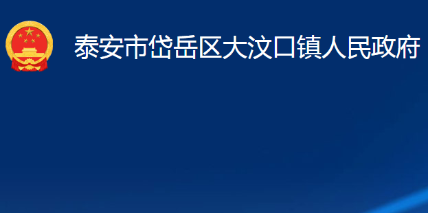 泰安市岱岳區(qū)大汶口鎮(zhèn)人民政府