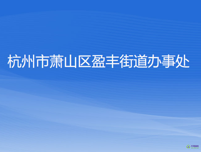 杭州市蕭山區(qū)盈豐街道辦事處