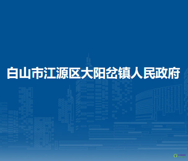 白山市江源區(qū)大陽岔鎮(zhèn)人民政府