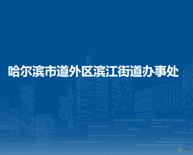 哈爾濱市道外區(qū)濱江街道辦事處