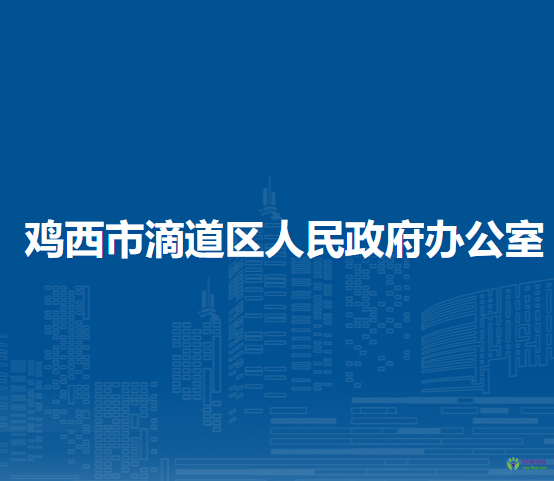 雞西市滴道區(qū)人民政府辦公室