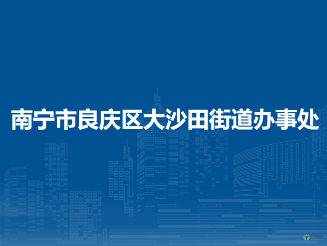 南寧市良慶區(qū)大沙田街道辦事處